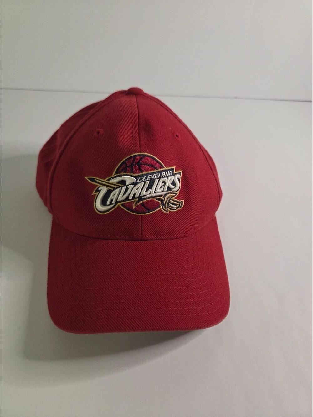 Cleveland Cavaliers Hat Reebok NBA Logo Strapback Cap Red Adjustable